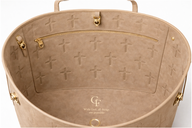 Grace's Faith Selah Tote Beige